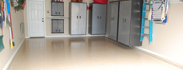 Desert Tan Epoxy Autumn Flakes – Morrisville NC