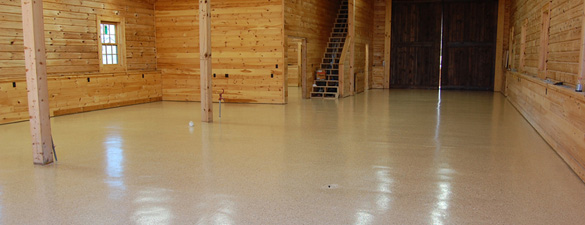 The Barn – Desert Tan Epoxy Floor