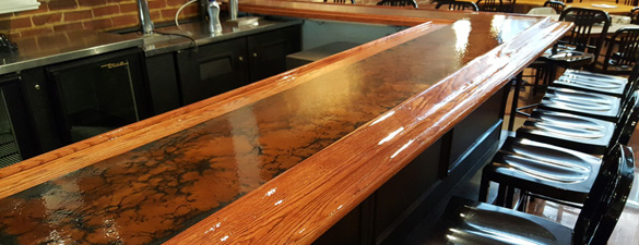 The Provincial Restaurant Apex – Bar Refinishing – Commercial Floors