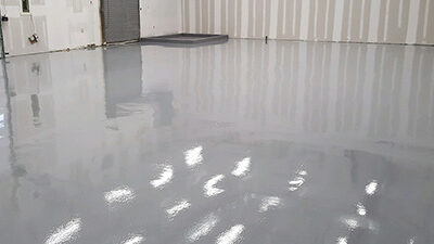 Commercial Warehouse Haze Gray Epoxy Floor – Garner NC